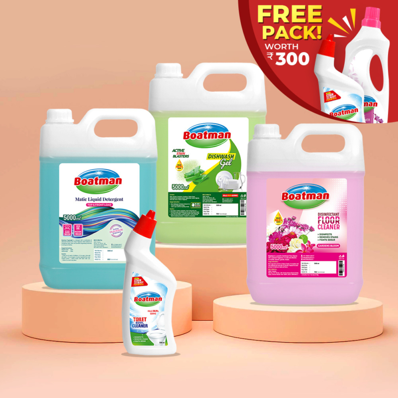 Combo 5L (Free fabric conditioner 1L + Toilet cleaner 500ml)